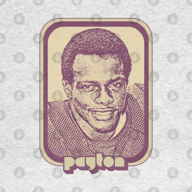 Walter Payton / Retro Aesthetic Fan Design by DankFutura